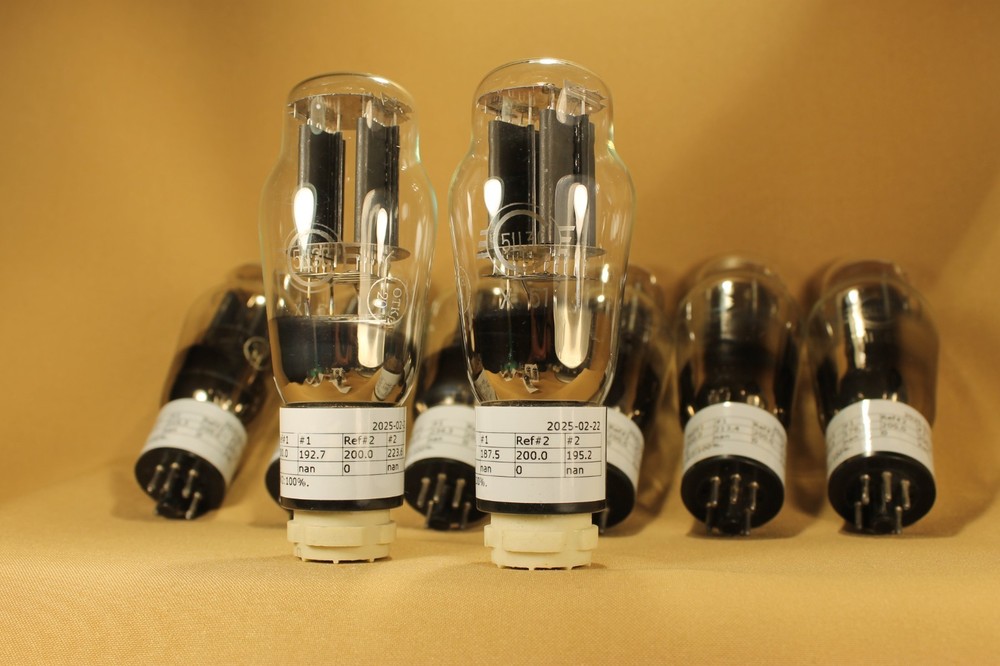 2 PCS 5C3S /5U4G . Black Graphite Plate. Kenotrone. SVETLANA. Tested by Etracer.