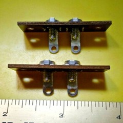 NOS H.H. Smith #872 Phenolic Terminal Strips (Lot of 2) Antenna/Speaker Terminal
