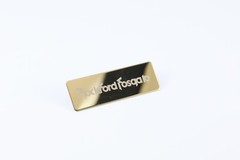 Rockford Fosgate stainless steel customize Logo 60mm(2.36″)X20mm(0.78″) Gold