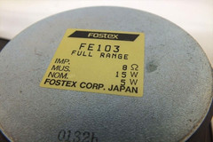 Fostex FE103 Pair 10cm 4 inch Full Range Speaker Driver 8 Ohm Vintage Japan
