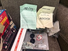 Audiovox ID-600/C-984 AM-FM Car Stereo Cassette Player In-Dash NEW IN OPEN BOX👀