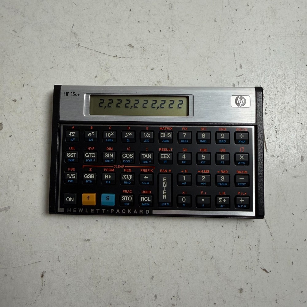 hewlett packard hp 15C+ Vintage calculator VERY RARE PROTOTYPE