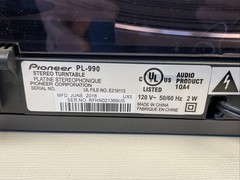 Pioneer PL-990 Full Automatic Stereo Turntable Record Player – GUC