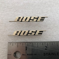 BOSE 1 PAIR Speaker Badge ( ORIGINAL )