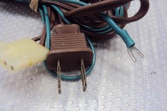 BSR McDONALD 205SX Turntable Line Cord & Ground Wire Tested Parting Out 205SX