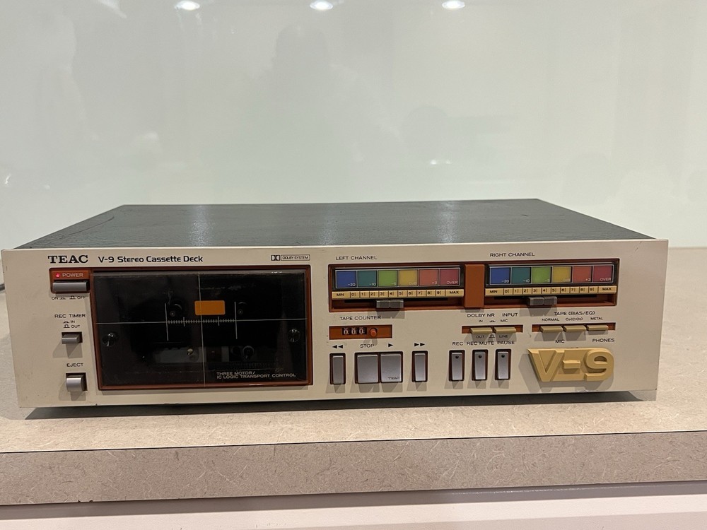 Teac V-9 Stereo Cassette Deck Vintage Made In Japan