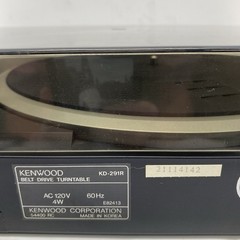 Kenwood KD-291R Belt Drive Automatic Return Turntable Read Description