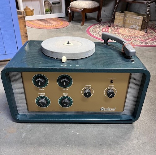 1958 RAULAND-BORG 1925-A AMPLIFIER Record Player System 3-Channel Tube-Based