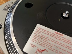 Technics SL-1650 Direct Drive Automatic Turntable, Stacking Spindle, Serviced.
