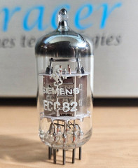12AU7 SIEMENS ECC82 CHROME PLATE VINTAGE TUBE NOS (1962) *eTracer #SIE2L1