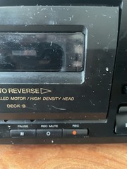 SONY TC-WR 465 Double Cassette Deck Auro Reverse Tested Works Made in Malaysia