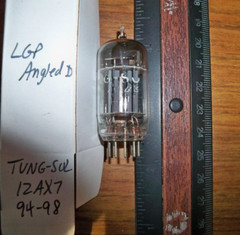 Strong TUNG-SOL Long Gray Plate Angled D Getter 12AX7 / ECC83 Tube – 94/98
