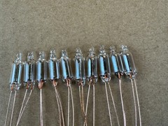 10 New Replacement Neon Bulbs for Phono Strobe Turntable Light Lamps