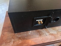 INFINITY IL-25c Center Speaker Nice Condition/Working Correctly Dark Cabinet