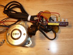 BIC 960 940 TURNTABLE MOTOR ASSEMBLY WORKS GREAT COMPLETE WITH AC CORD + SWITCH