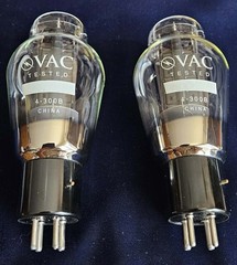 VAC 4-300B Premium Vacuum Tubes 300B Upgrade