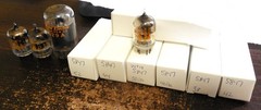 10 pcs WESTERN ELECTRIC tubes! 5847 x7; 407A x1; 429A x1………..hard to find!