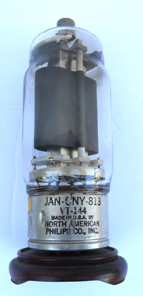 Philips, VT-144, JAN-CNY-813 Transmitting Audio Tube (2)
