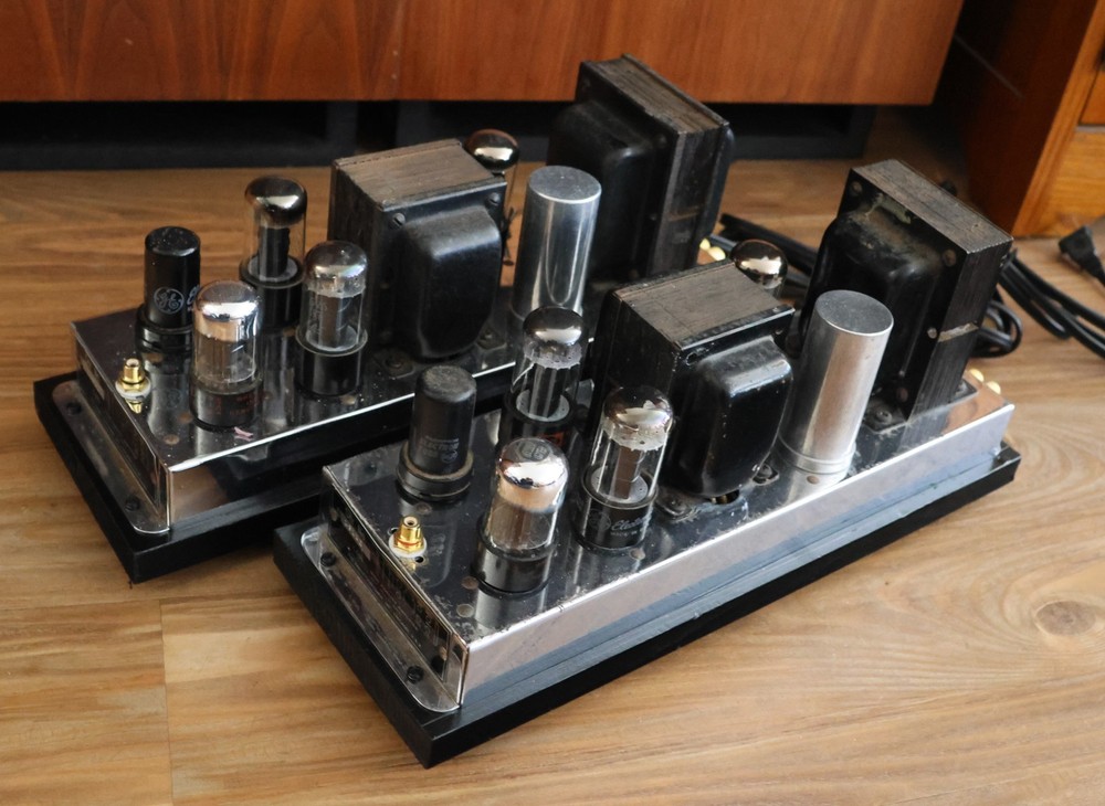 Radio Craftsmen C-400 Tube Amplifier Pair – Plug & Play – Very Nice!