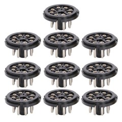 USA 5Pcs 8Pin Octal Bakelite Tube Base Socket Saver Adapter for EL34 EL34 6N8P