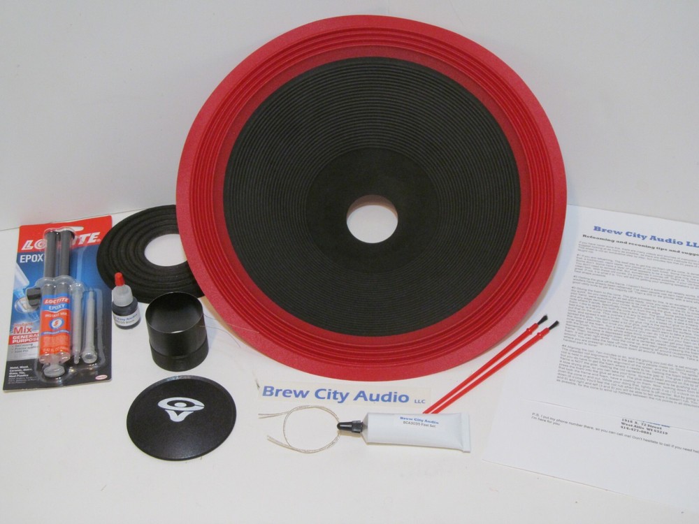 15″ 4 Ohm Recone Kit for Cerwin Vega W15-P PD9 PD-9 Correct cone