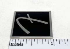 Fender Amp or Case Logo Badge Custom Made Aluminum