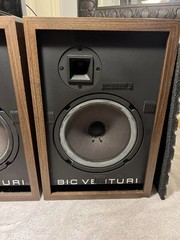 Pair Vintage 1970’s BIC Venturi Formula 1 Bookshelf Speakers In Original Boxes
