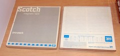 Lot of 2 Scotch B-7 Pro-Pack 1800 Ft Magnetic 7 Inch Reel to Reel Recording tape