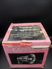 NEW in Box NOS Vintage Radio Shack 8″ POWERHORN INDOOR/OUTDOOR