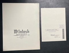 Vintage Original McIntosh Amplifier MC250 Manual, Brochure,NEW