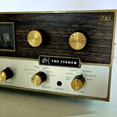 Vintage The Fisher 700-T FM-MPX Stereo Receiver – Tested Good Sound – AS-IS