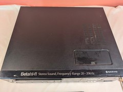 Vintage Sanyo Beta Hi-Fi VCR Model 7150 Made in Japan As-Is