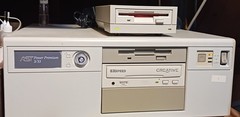 MicroSolutions BackPack 3.5″ Floppy Drive 1.44MB Model 014350 w/ DOS 6.22 driver