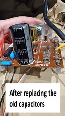 Power Amplifier SAE A502 Repair KIT – all capacitors