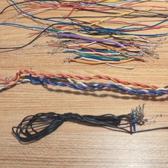 *OEM PARTS* PIONEER SX-1050 *HUGE LOT OF COLOR CODED WIRES*