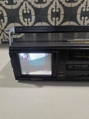Vintage 1988 Goldstar/LG Viewmax GVT-9100M Portable VCR 5” Color Monitor WORKS