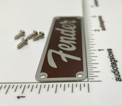 57 Fender Princeton Logo for Amp or Case Badge Custom Made Aluminum with Screws