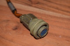 CANNON AMPHENOL R-2 MILITARY ADAPTER w/ FLEX CABLE – MALE 5-PIN TO FEMALE 4 PIN