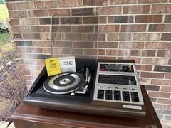 🍊Vintage 1970s Zenith Allegro Stereo System w/ AM/FM Stereo Turntable 8 Track!