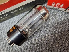 5AR4 GZ34 Vacuum Tube RCA NOS mullard great britain 4 notch