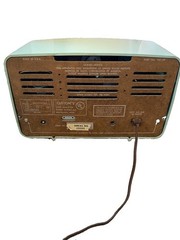 Coronado 1949 Retro Mint Green Urea Plastic Analogue Dial Radio For Parts Decor