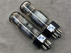 (2) Sovtek EL34WXT 6CA7 Power Tubes Ring Getters Tested TV-7B/U