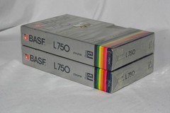 BASF Beta L750 video cassette tape new sealed lot of 2