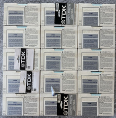 Lot Of 15 – TDK Super Avilyn L-750 BETA Video Cassettes NOS NEW SEALED TAPES