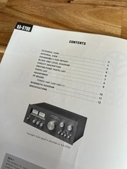 Original Kenwood Amplifier KA-5700 Service Manual/Schematic