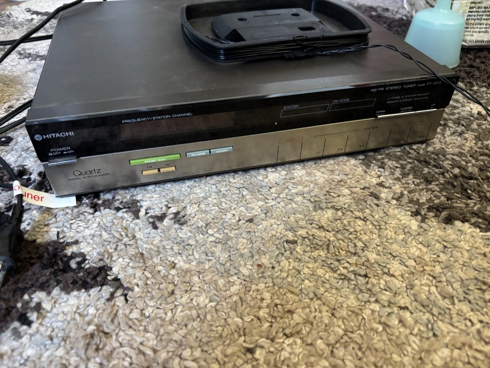 1980s HITACHI STEREO RECEIVER FT-MD5 MADE IN JAPAN
