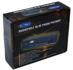 TEC BLACK TC-750LC RIAA Phono Preamp w/ Output Level Control; for MM Cartridges