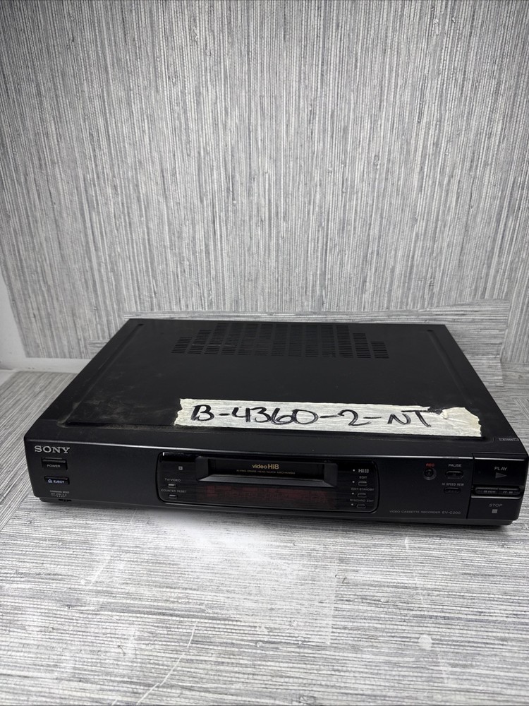 Sony EV-C200 Hi8 Video8 8mm Video 8 Player Recorder HiFi Stereo VCR Deck EVC-200