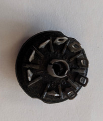 Black cinch 9 pin tube socket original new old stock -Black-