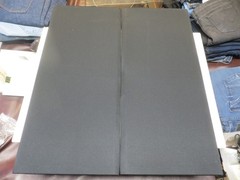 REALISTIC T-120 SPEAKERS/GRILLS W/ BRAND NEW PREMIUM BLACK MELLOTONE GRILL CLOTH